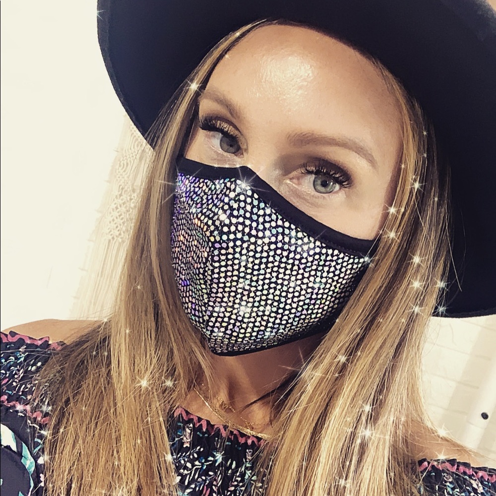 Sequin Face Mask, Free Shipping!